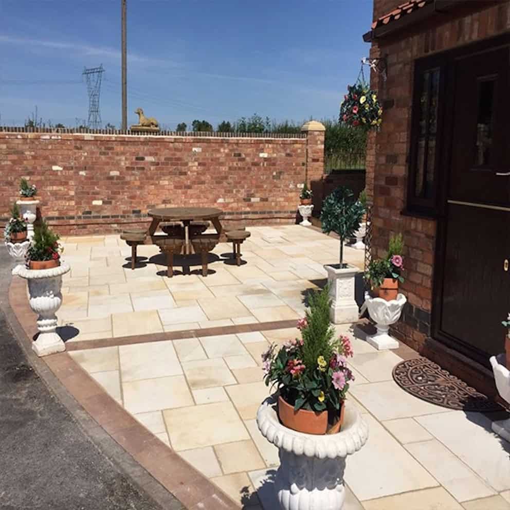 Anti Slip Cream Paving