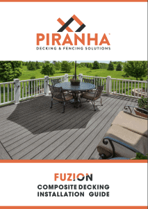 Piranha Fuzion Decking Installation Guide