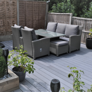 Piranha Hunter-Mid-Grey Composite Decking