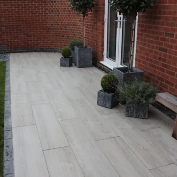 Plank Vitripiazza Porcelain Paving Grey Oak - Hardy Landscaping