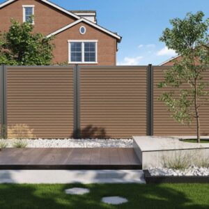 Concrete Post Slatted Fence Kit