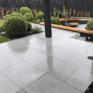 Silver Grey Granite Paving