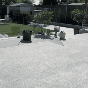 Silver Grey Granite Paving