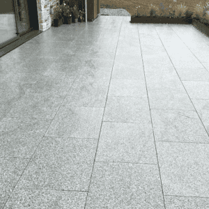 Silver Grey Granite Paving