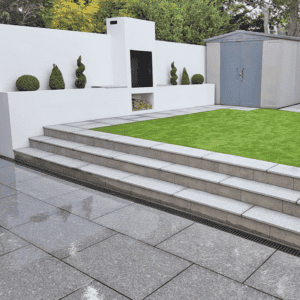 Silver Grey Granite Paving