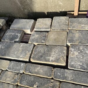 Yorkshire Stone Blackened Setts Block Paving