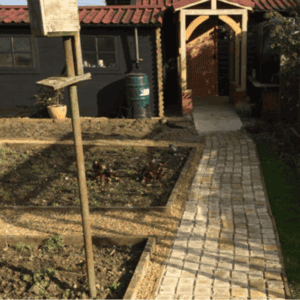 Sandstone Cobble Setts 100x100