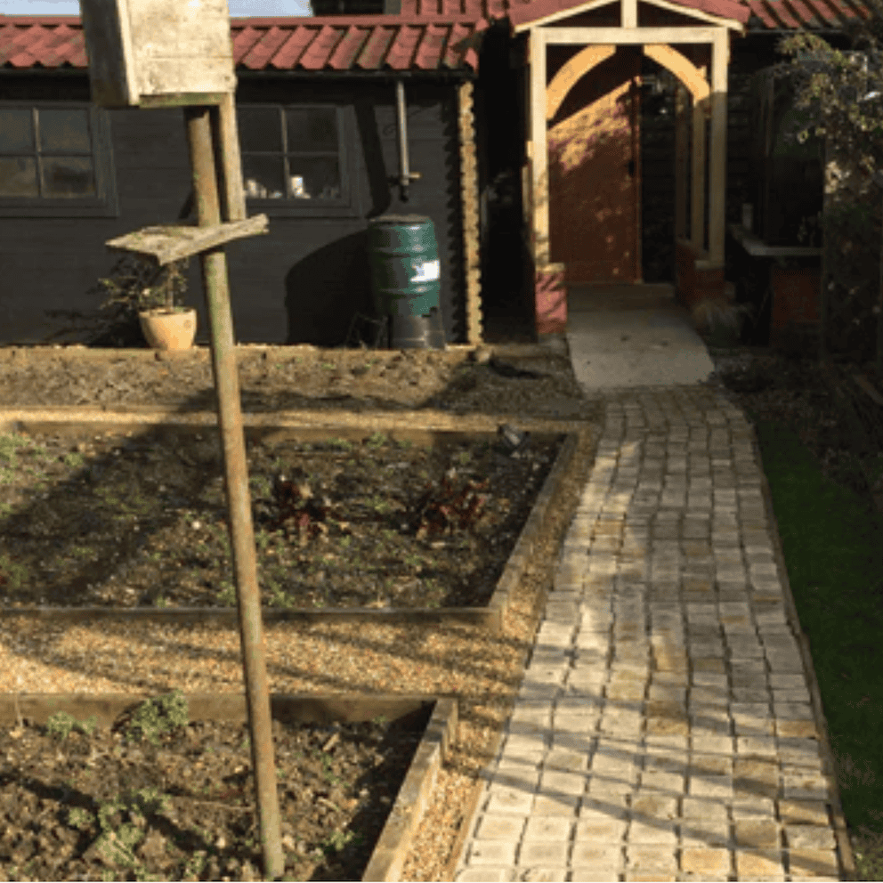 Sandstone Cobble Setts 100x100