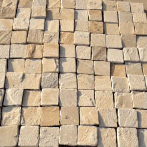 Sandstone Cobble Setts 100x100